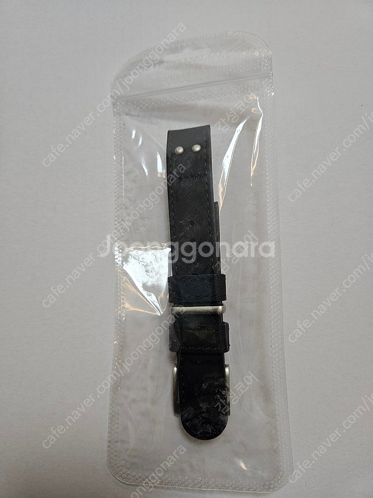 스토바 파일럿 가죽 스트랩 블랙 18mm(short)--3