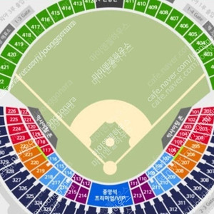 3월 25일 26일 한화 vs LG 3루 네이비석 2자리, 4자리 판매