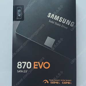 삼성 SSD 870EVO 4테라, 삼성 SSD 2테라 미개봉 과 교환 가능