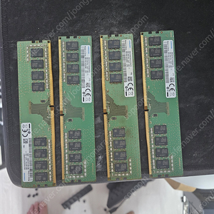 삼성램 M378A1K43CB2- CRC 데스크탑용 8GB 1RX8 PC4-2400T * 4