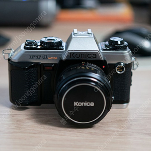 코니카 필름 SLR Konica FT-1 실버, 57mm f1.4 렌즈