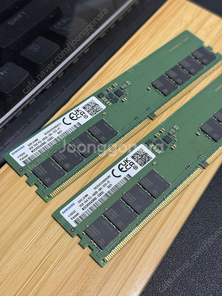 삼성 ddr5 16기가 2개 총 32기가 팝니다--0