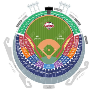 3월 25일 26일 27일 lg트윈스 vs 한화이글스 3루 오렌지석 레드석 네이비석 2연석 판매합니다