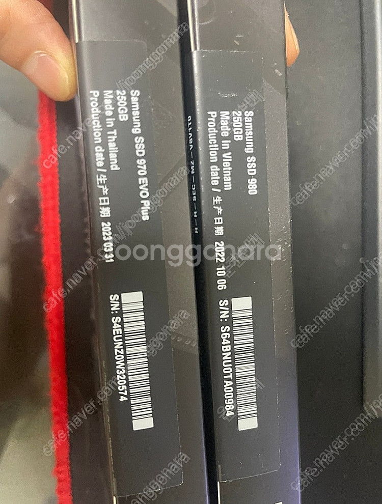 삼성 SSD NVME 250GB(새제품)--2
