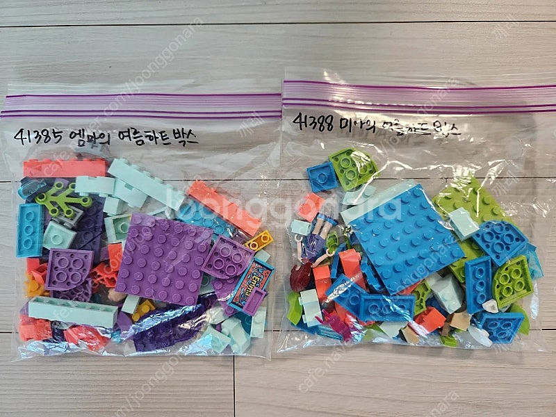 레고프렌즈 41385, 41388여름하트박스2개일괄--1