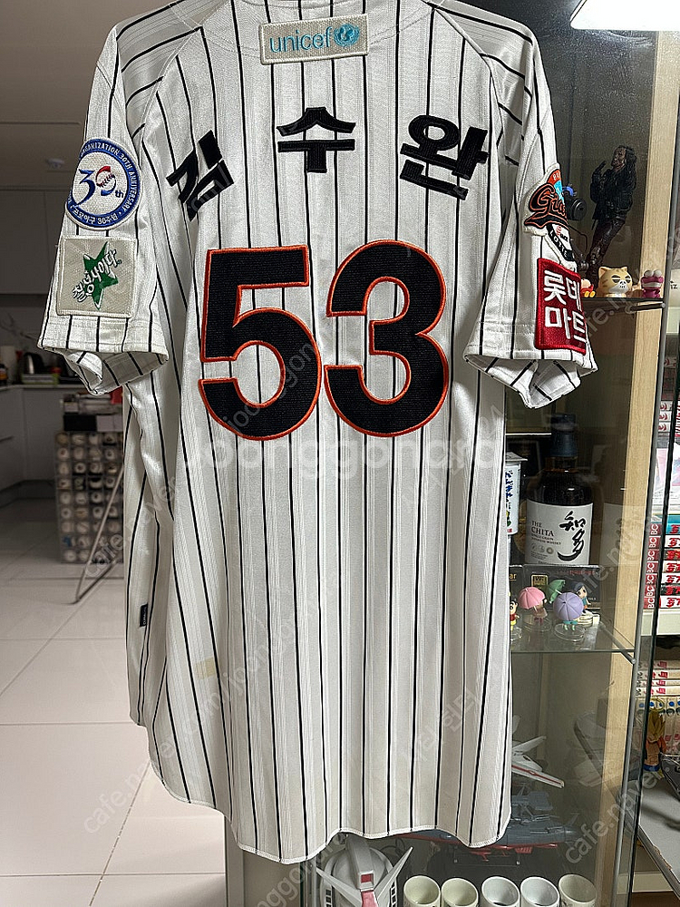 롯데자이언츠 김수완 실착유니폼--0