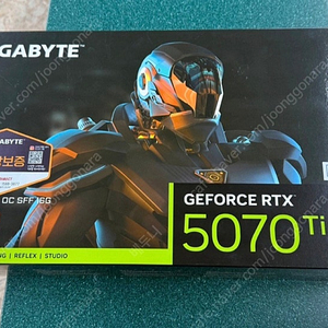 미개봉 GIGABYTE RTX 5070Ti WINDFORCE OC SFF D7 16GB 판매