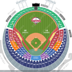 [한화 vs 엘지] 3/27(목) 잠실야구장 3루 레드석 117블록 2연석 정가양도해요.