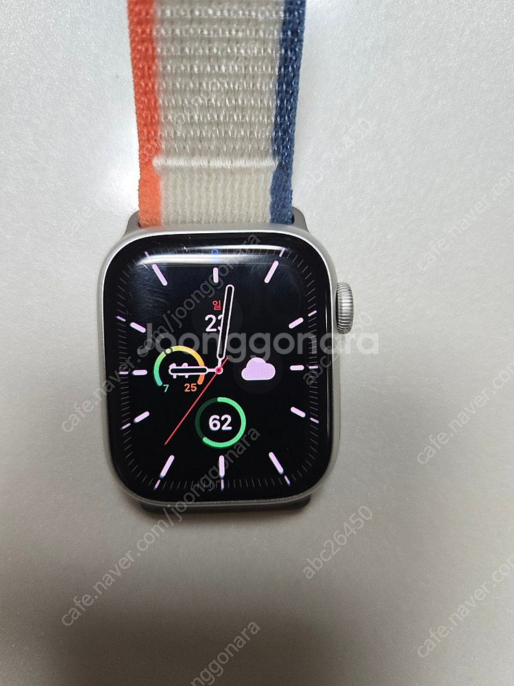 애플워치 8 41mm 실버 gps--0