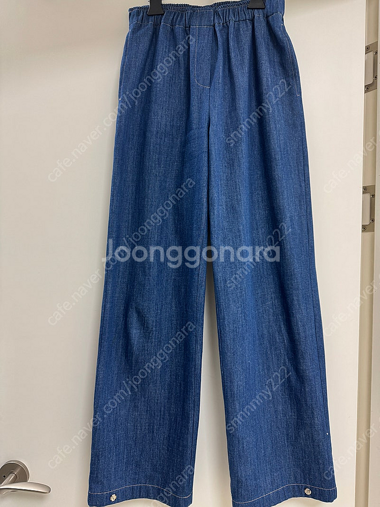 일레븐써티 보우 데님 셋업 새상품(셔츠+팬츠)--8