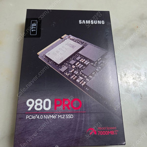 삼성 980 PRO M.2 NVMe SSD 1TB 판매합니다