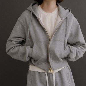 [ORE STORE] DAY-OFF 005 Cropped Hoodie Jumper M.Grey 새상품