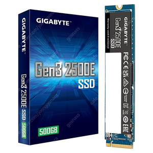 GIGABYTE Gen3 2500E M.2 NVMe 500GB SSD