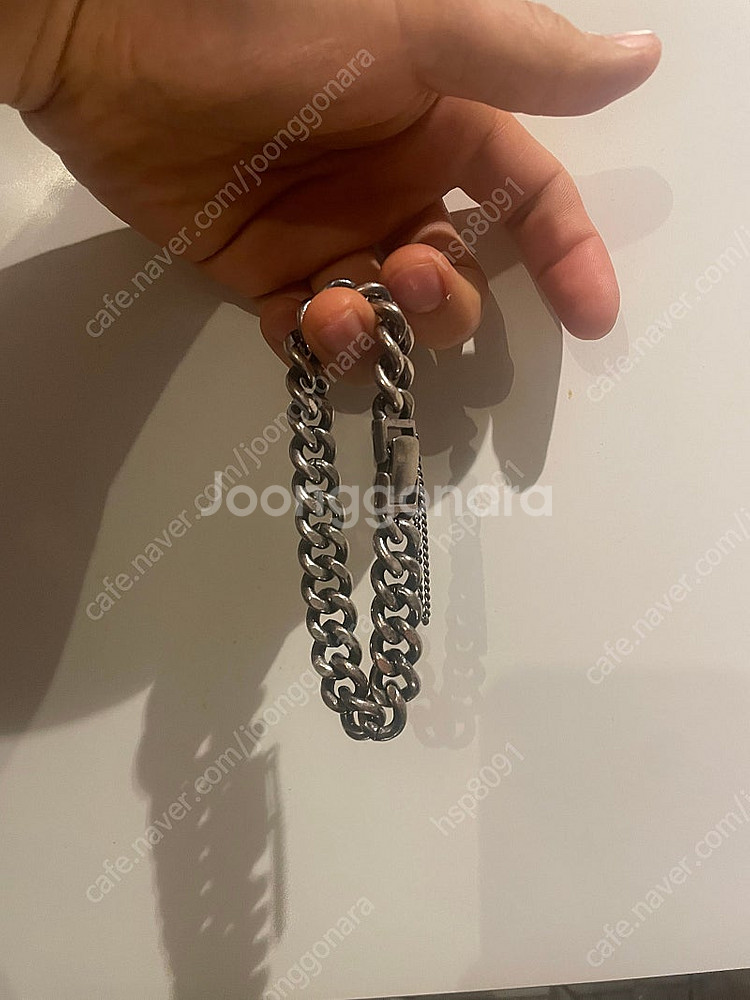 실버 925 팔지 11.3mm 20cm--1