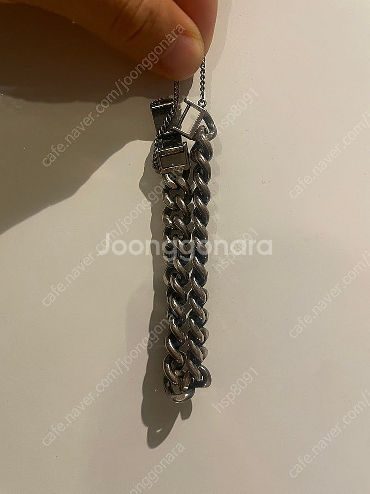 실버 925 팔지 11.3mm 20cm--2