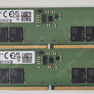 삼성 DDR5 5600 16G 램 2개 판매합니다.