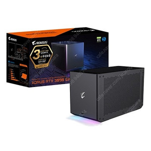 [구매] 기가바이트 3090 게이밍박스 Gamingbox AORUS 게이밍 박스 GAMING BOX