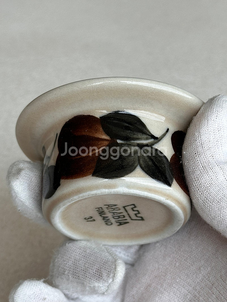 [빈티지] 아라비아 핀란드 루이자 에그컵--9