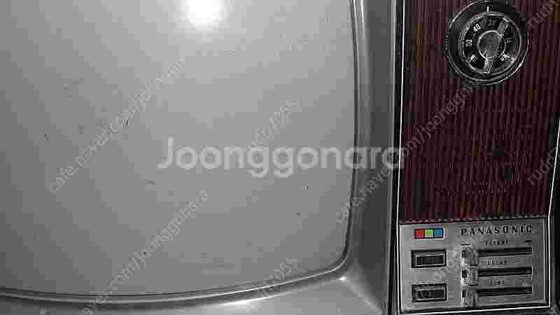 진공관 포터블 19인치 칼라TV,수집용--0