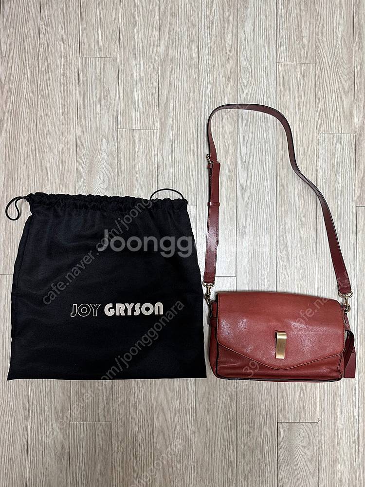 ====== 조이그라이슨 루비백 마룬컬러 숄더백--9
