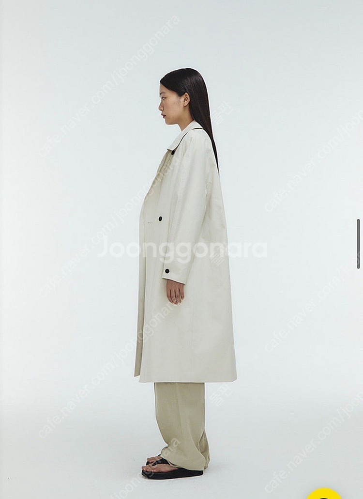 GBH apparel 래글런 트렌치 코트 라이트그레이 ...--3