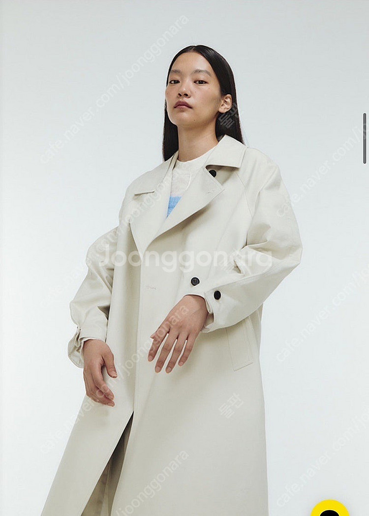 GBH apparel 래글런 트렌치 코트 라이트그레이 ...--5