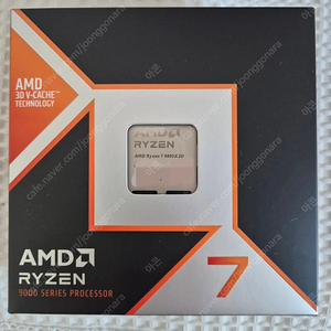 AMD 라이젠 7 9800X3D 정품박스 C미개봉