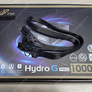 FSP HYDRO G PRO 1000W 80PLUS골드 풀모듈러 풀박