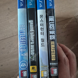 ps4 플스4 배틀필드5/ GTA5/ 몬헌월드/ 라오어 일괄 팝니다