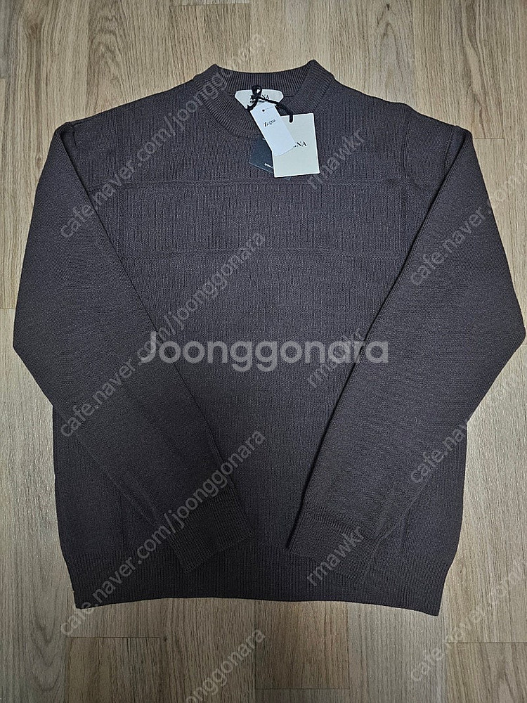 제냐 Zegna 니트 M사이즈 브라운색상 판매합니다.--0