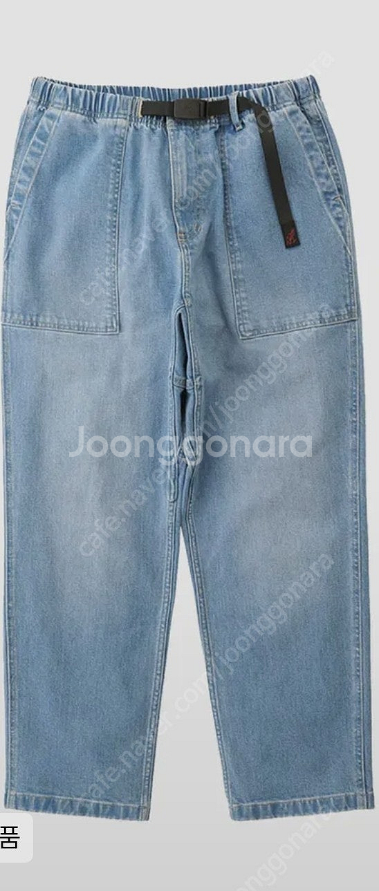 그라미치 루즈테이퍼드 스트레치 데님 릿지 팬츠 Medi...--0