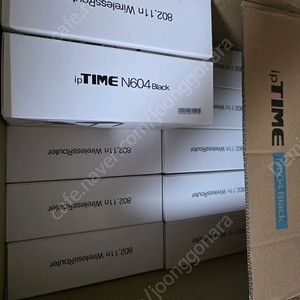 미개봉 와이파이공유기 ipTIME N604 Black 팝니다.