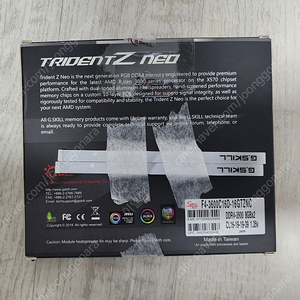 지스킬 네오 DDR4 3600 CL16 16G (8G x 2) 팝니다