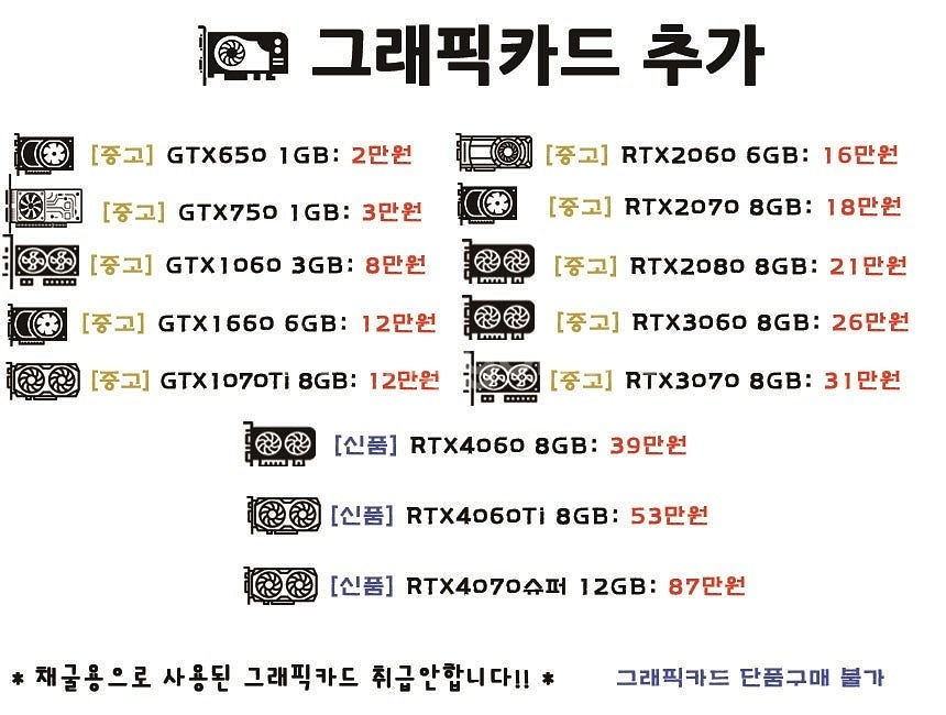 [판매] 최저가 새제품 컴퓨터 본체 판매 급--3
