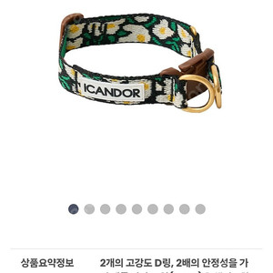 아이캔더 목걸이 icandor 목줄 s m