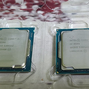 I5 8500 cpu 2개 팝니다.