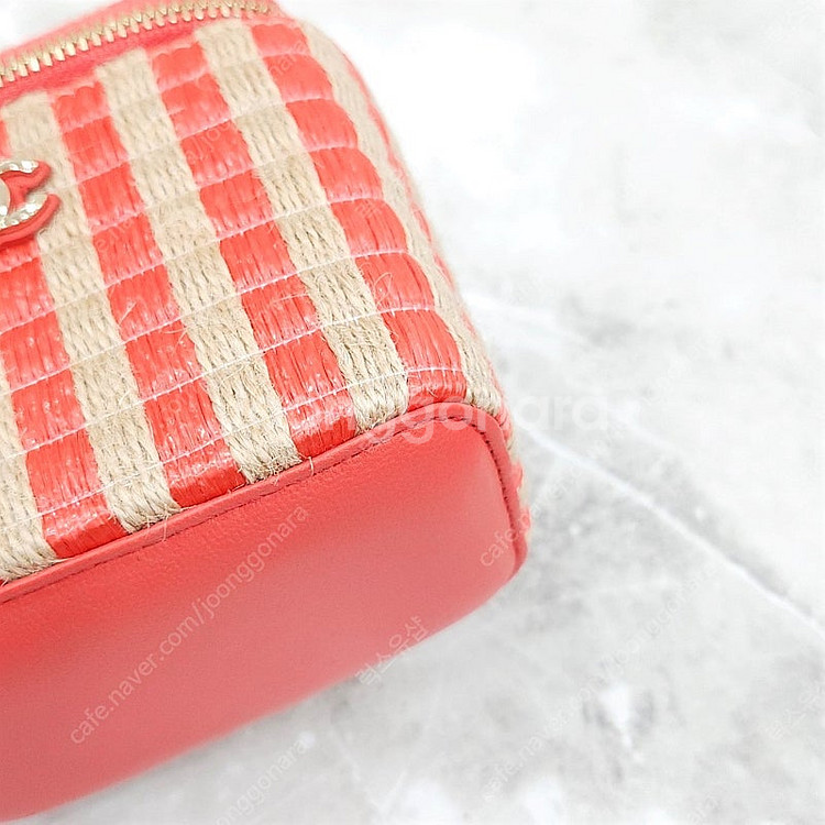 [럭스유] 샤넬 CC로고 스몰 베니티 라피아 체인백--4