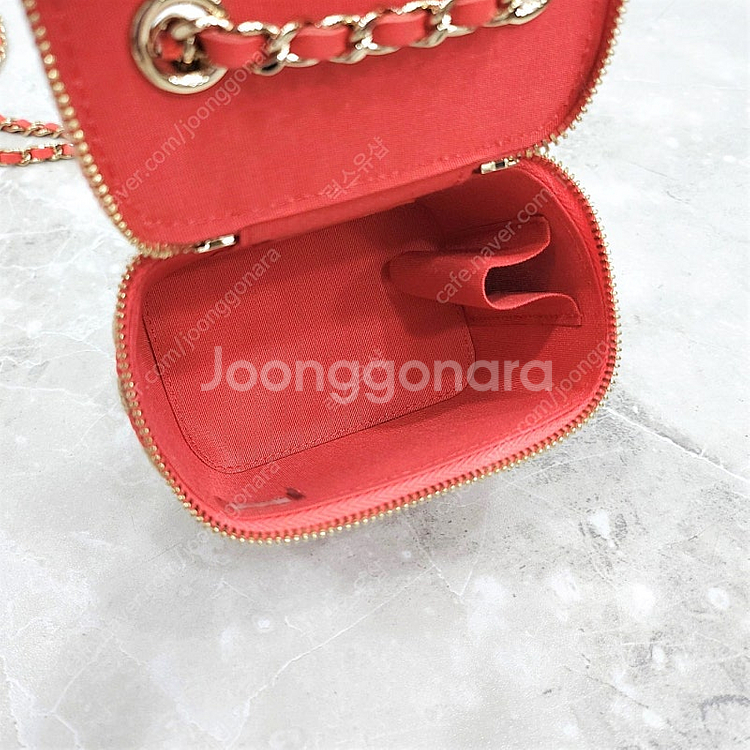 [럭스유] 샤넬 CC로고 스몰 베니티 라피아 체인백--5