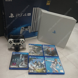 PS4프로 7218풀박 정품듀얼쇼크2.게임5.충전거치대