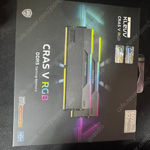ESSENCORE KLEVV DDR5-6000 CL30 CRAS V RGB BLACK 32G (16G x 2)