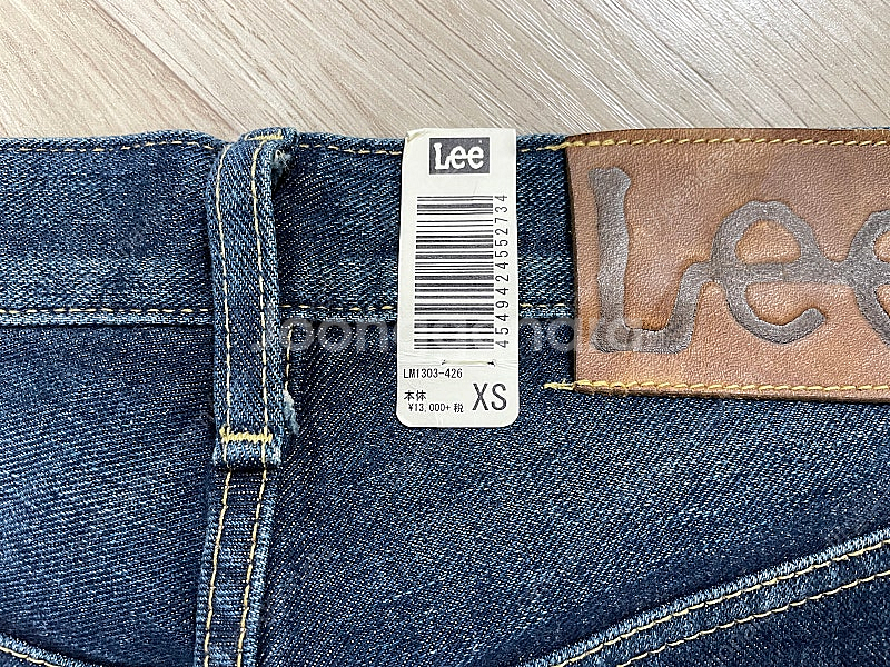 [28] 새제품* Lee 일본판 여성 테이퍼드핏 진청워...--1