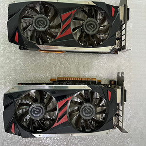 1050ti 2개 (팬수리 필요)