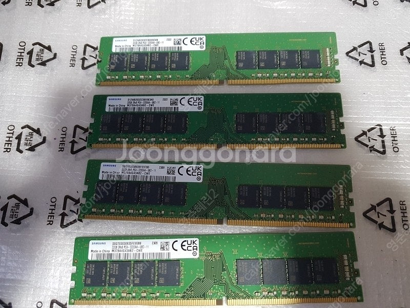 데스크탑메모리 삼성 RAM DDR4 PC4-25600 ...--0