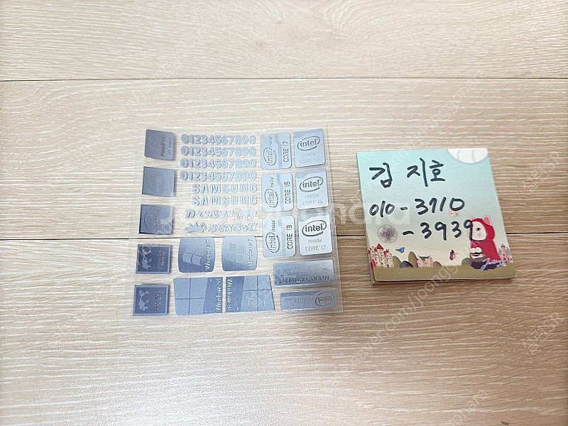 컴퓨터 메탈스티커 팝니다. (인텔, 엔비디아, 라데온,...--1