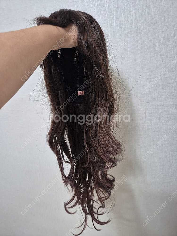 핑크에이지 옴브레 레아펌 애쉬퍼플 통가발 택포3만원--4