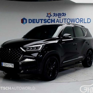 KG모빌리티(쌍용) [KG모빌리티(쌍용) ]올 뉴 렉스턴 (Y450) 디젤 2.2 4WD 더 블랙 2021 년 중고차 전액할부,리스 최저금리