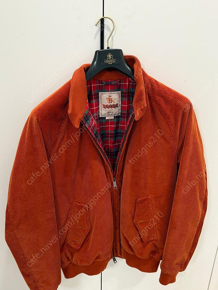 바라쿠타 G9 코듀로이 헤링턴 다크오렌지 42--2