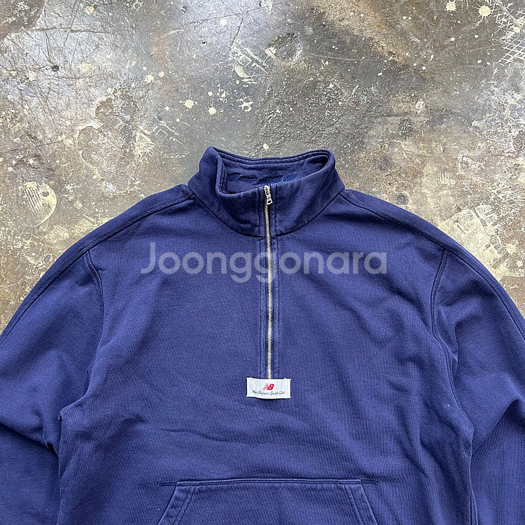 M) 뉴발란스 하프집업 맨투맨 티셔츠 스웻셔츠 맨투맨티--2