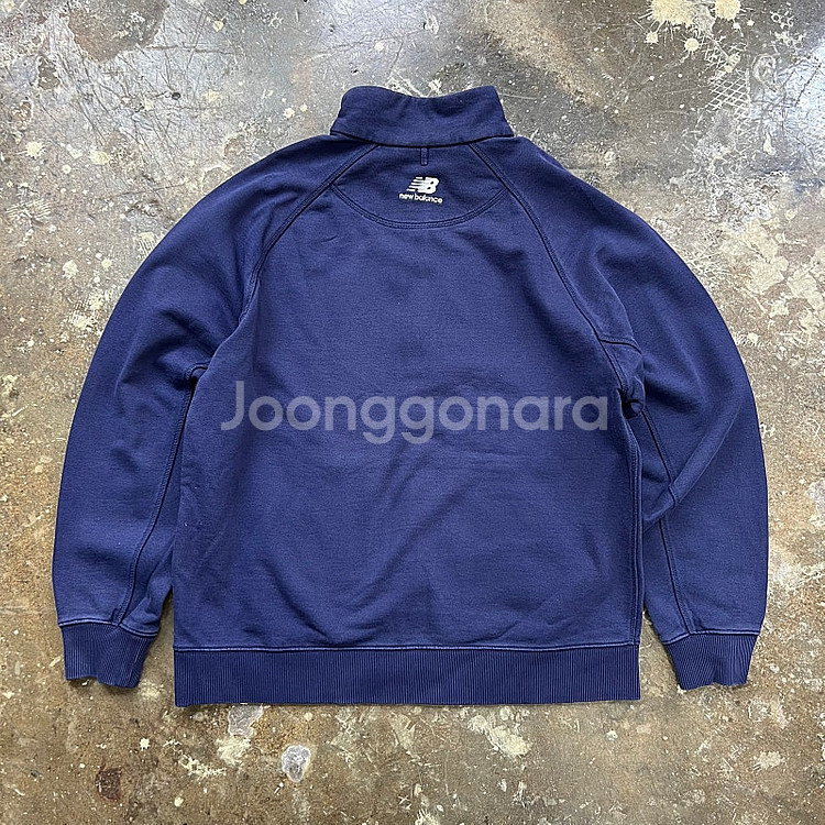 M) 뉴발란스 하프집업 맨투맨 티셔츠 스웻셔츠 맨투맨티--3