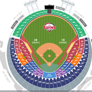 LG vs 한화 테이블석 잠실야구장좋은자리 2~4연석 양도!!!